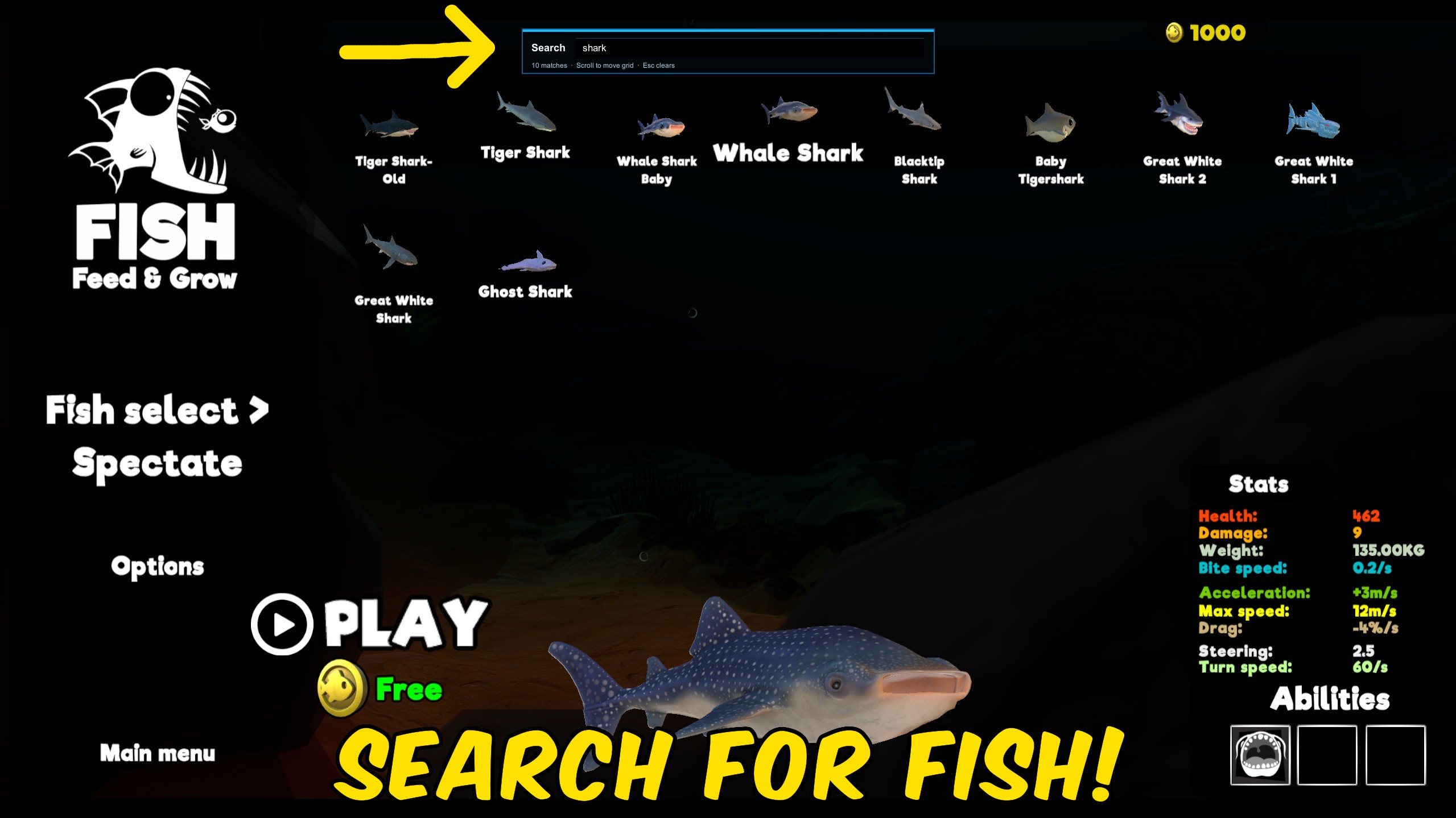 Feed and Grow: Fish — Better Fish Selection Screen (screenshot 2)